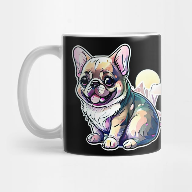 "Cheerful Paws: A Colorful and Creative Delight with a Cute Dog" by Hexen_3